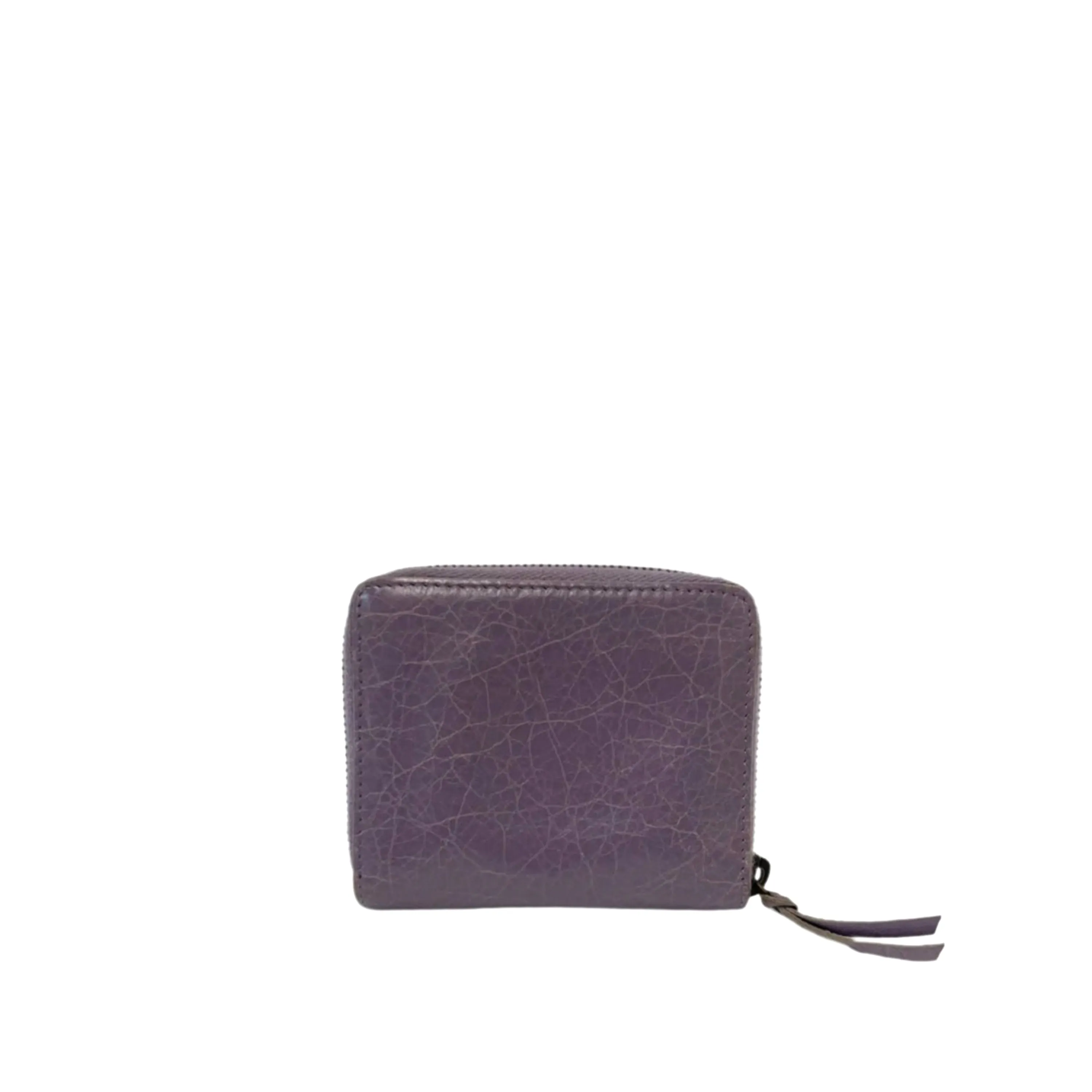 Balenciaga Zippy Short Wallet Purple