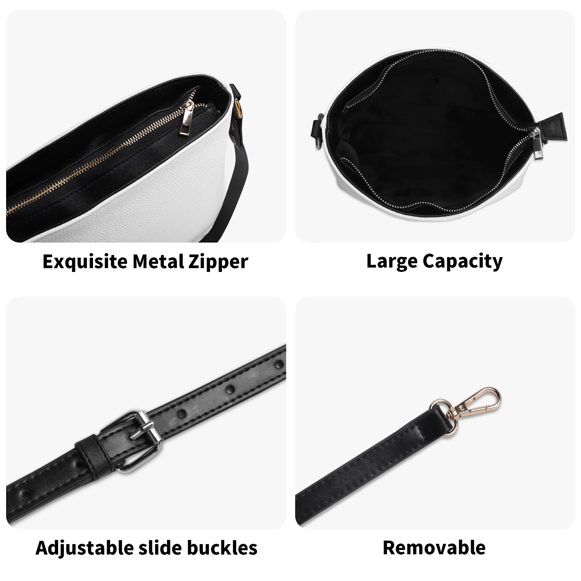 Blessed & Unbothered - Bucket-Style Handbag