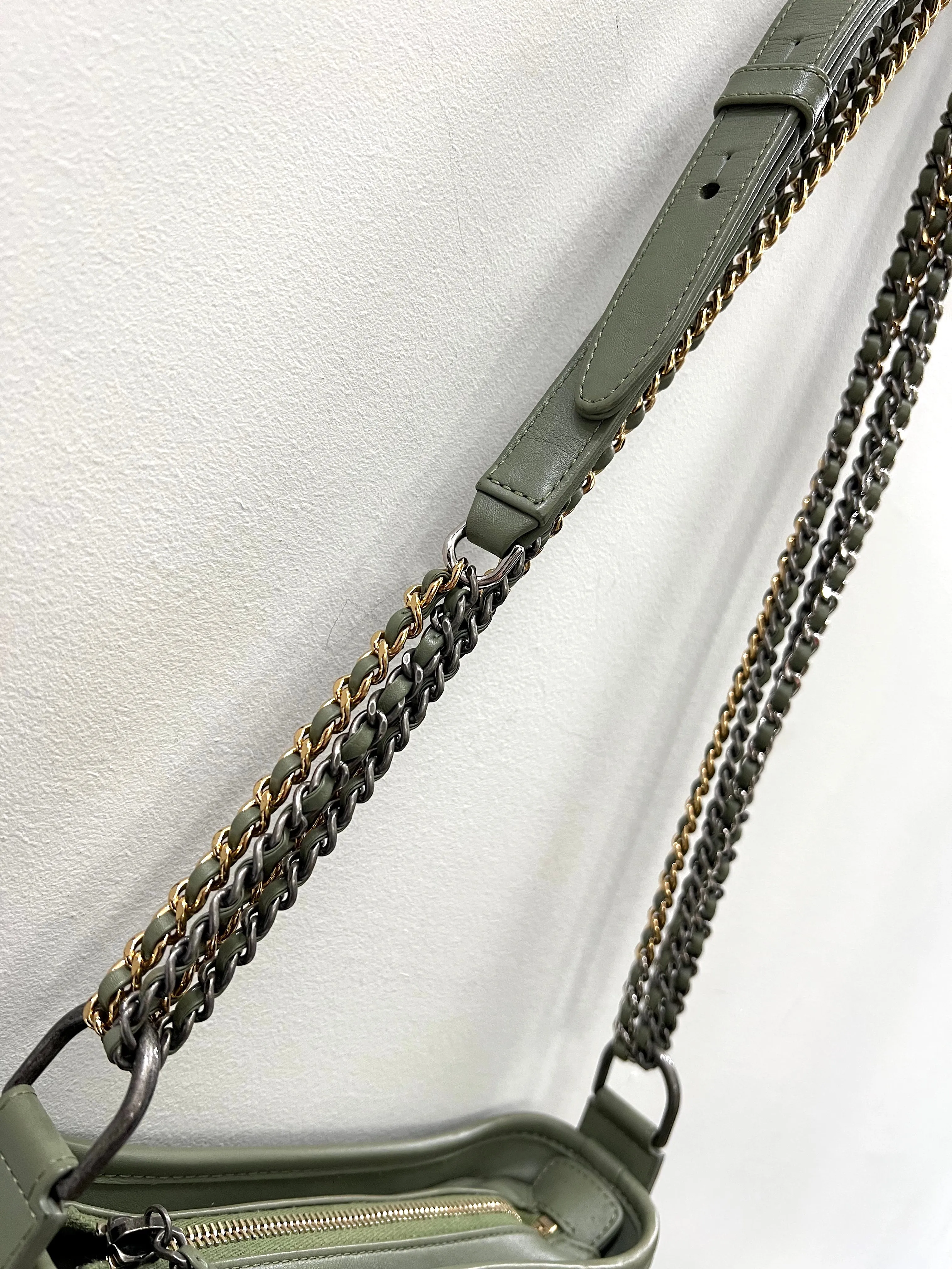 CHANEL CC PYTHON GABRIELLE HOBO BAG