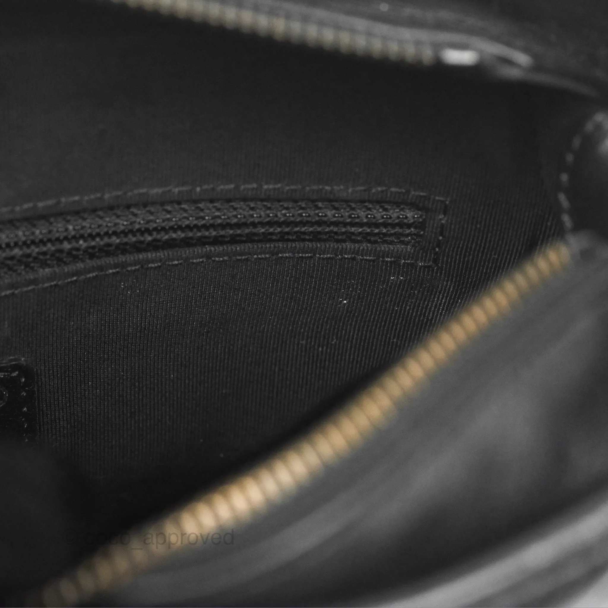 Chanel Chevron Small Gabrielle Hobo Calfskin So Black