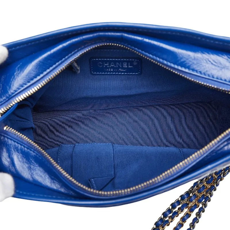 Chanel Gabrielle Small Hobo Chain Shoulder Bag Blue