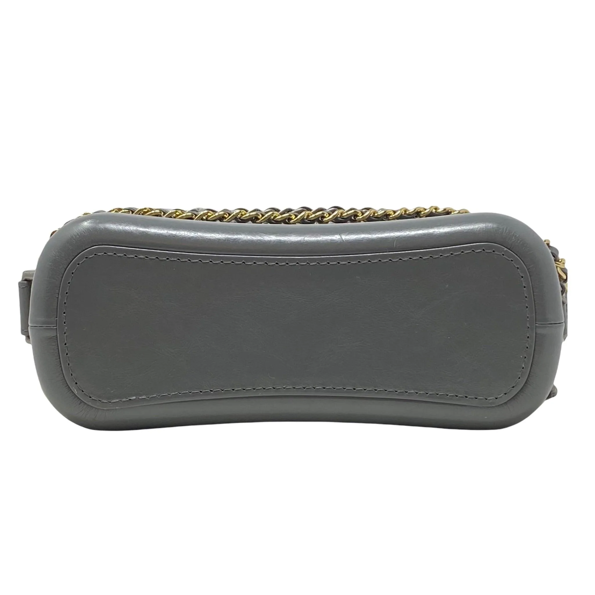 Chanel Gray Tweed Small Gabrielle Hobo Bag