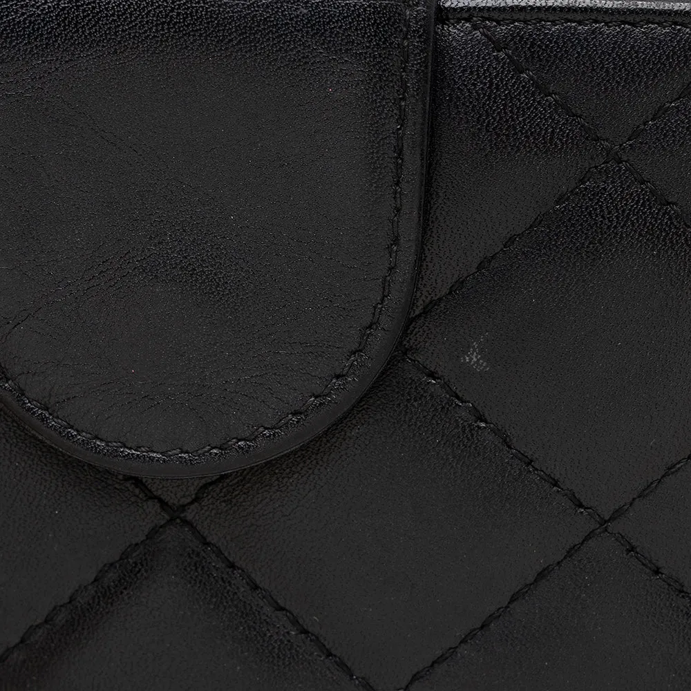 Chanel Lambskin Ligne Cambon French Purse Wallet (SHF-15533)