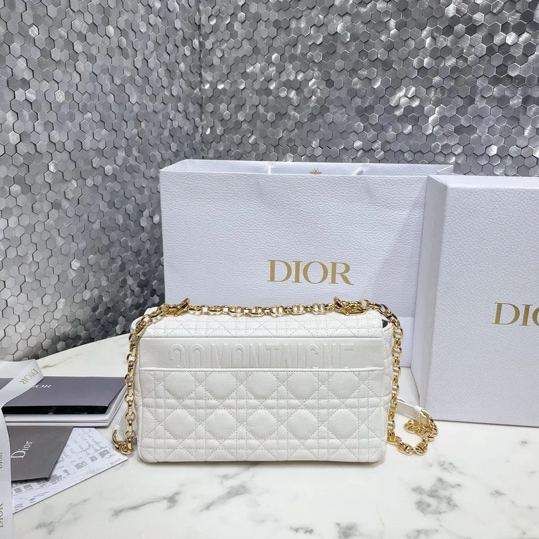 DR346 Medium Dior Caro Bag  / HIGHEST QUALITY VERSION / 10 x 6 x 3 inches