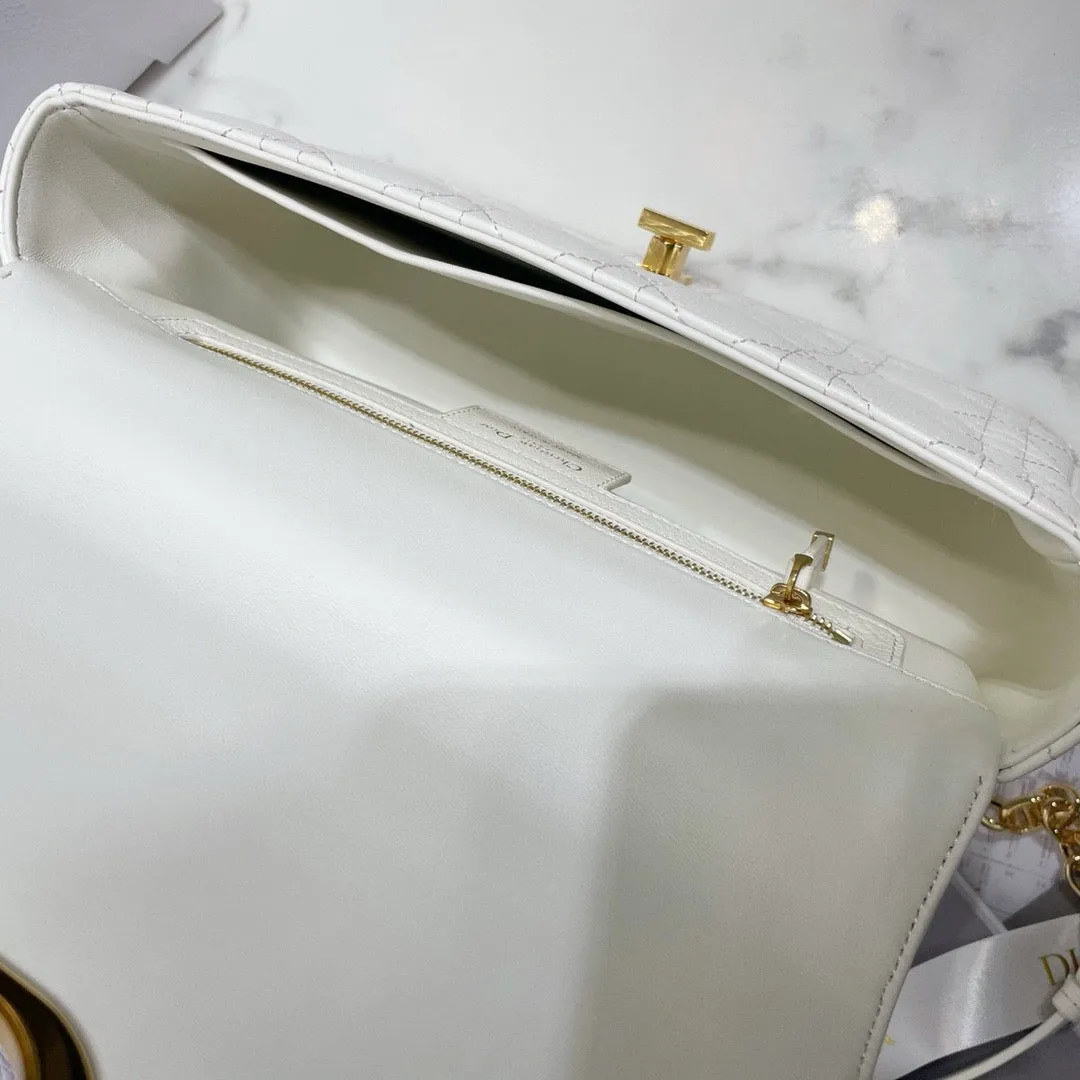 DR346 Medium Dior Caro Bag  / HIGHEST QUALITY VERSION / 10 x 6 x 3 inches