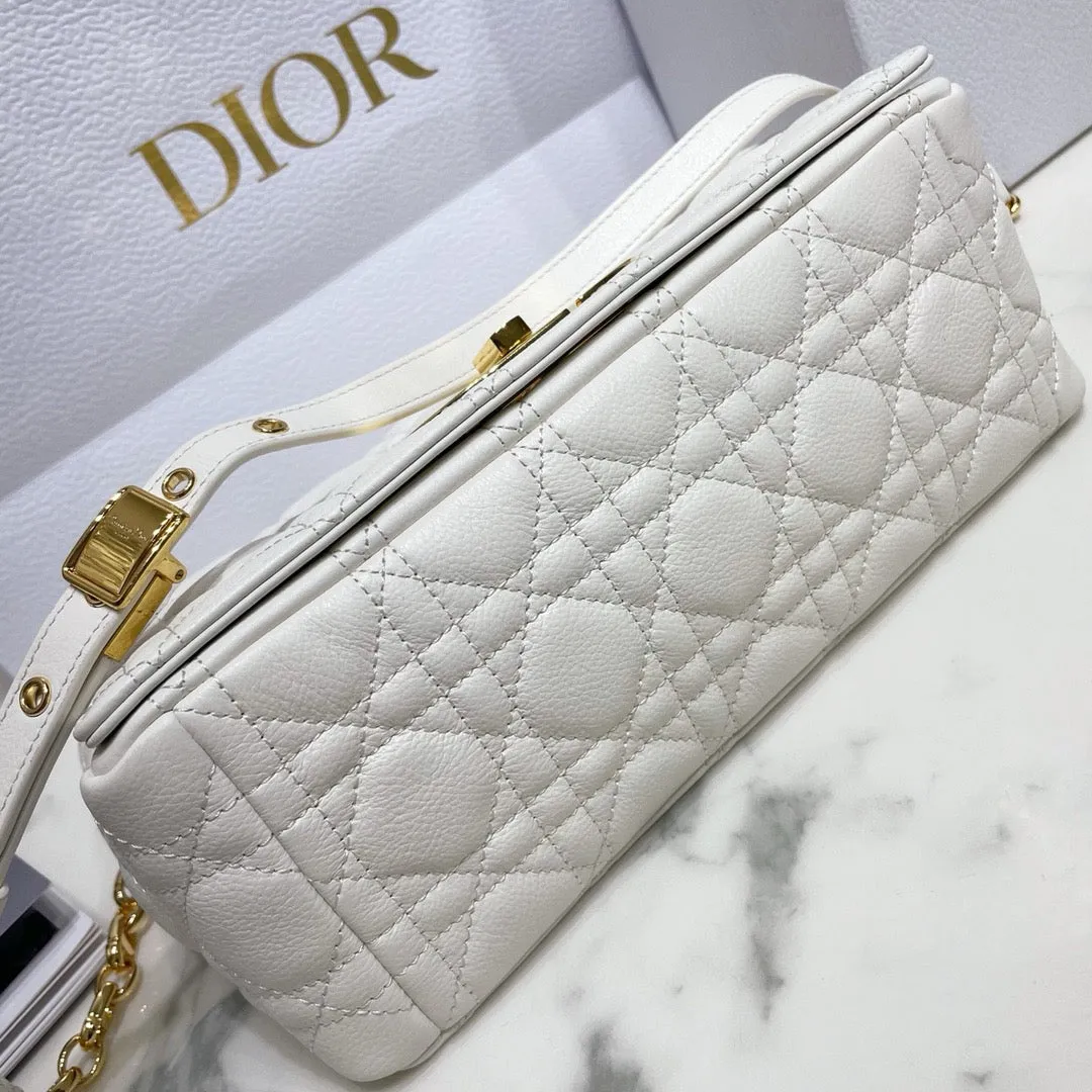 DR346 Medium Dior Caro Bag  / HIGHEST QUALITY VERSION / 10 x 6 x 3 inches