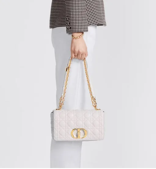 DR346 Medium Dior Caro Bag  / HIGHEST QUALITY VERSION / 10 x 6 x 3 inches