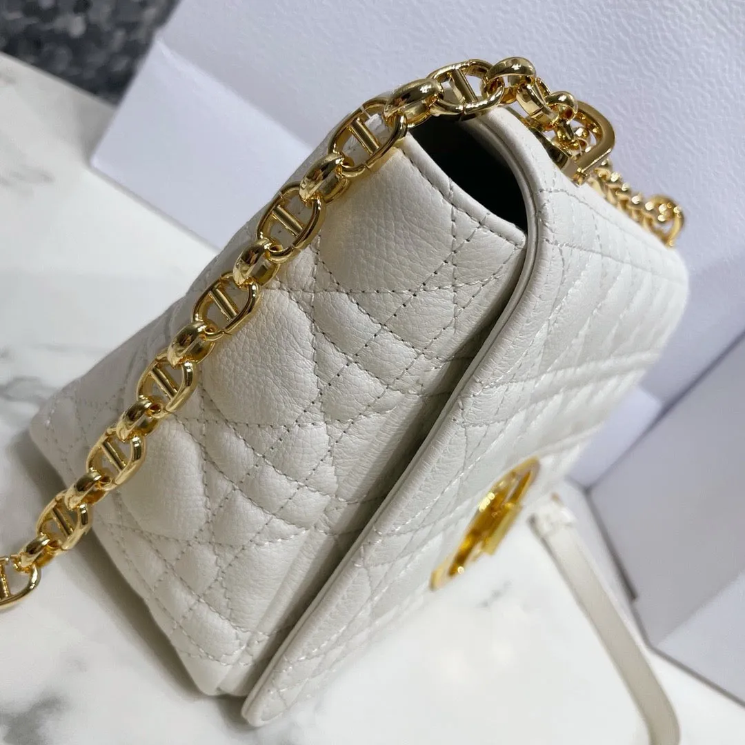 DR346 Medium Dior Caro Bag  / HIGHEST QUALITY VERSION / 10 x 6 x 3 inches