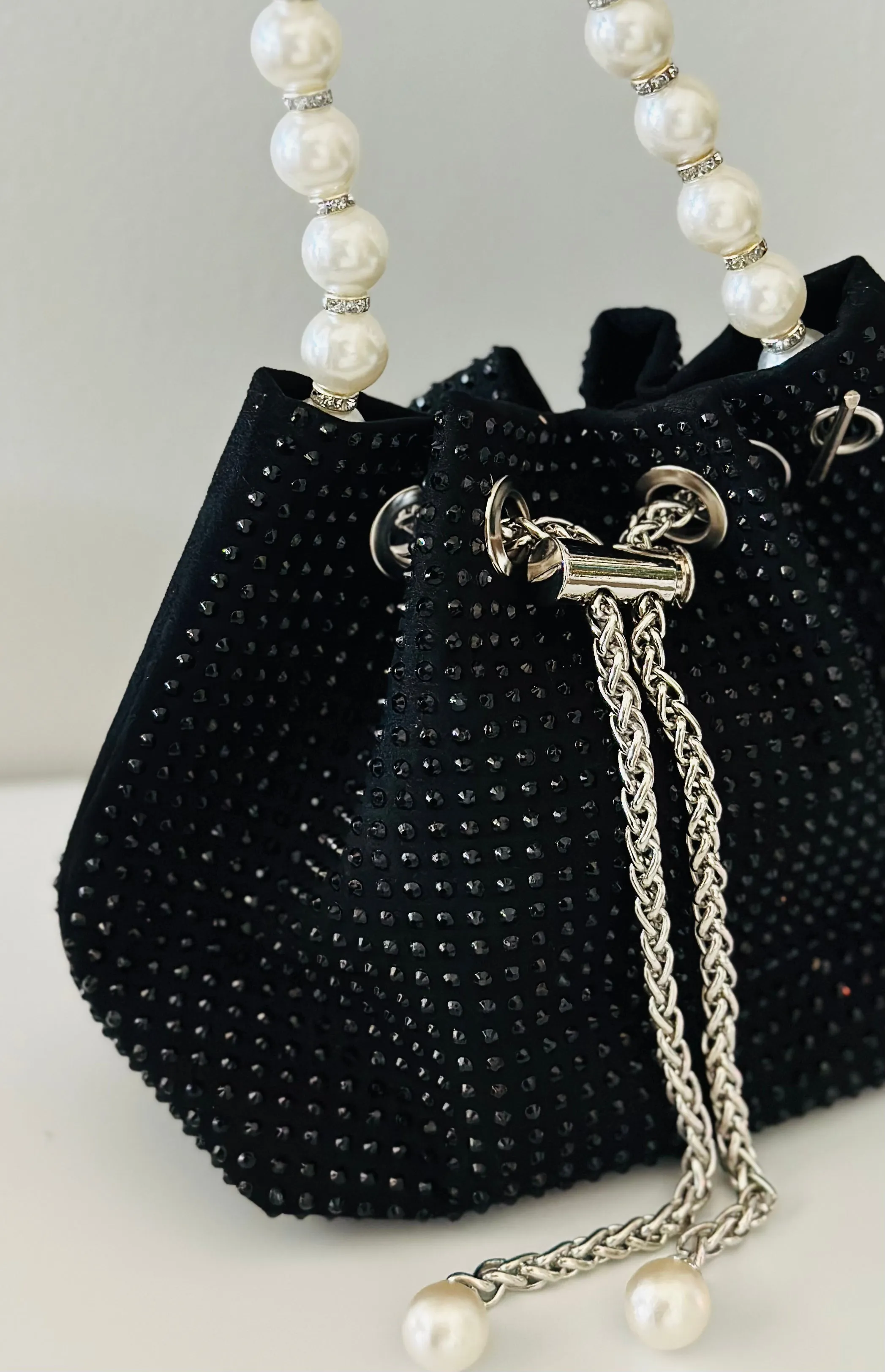 Elora Black Bucket Bag