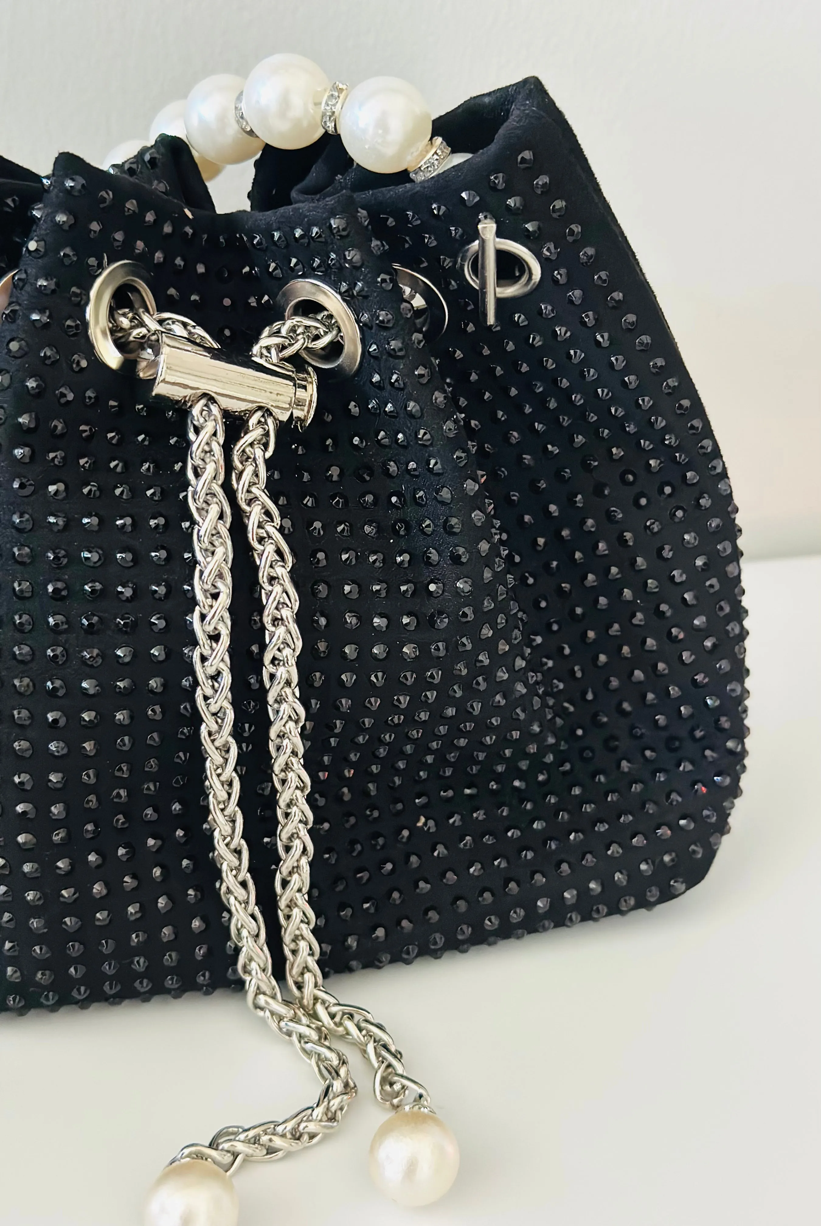 Elora Black Bucket Bag