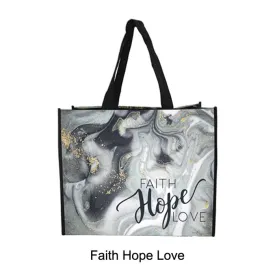 Faith Hope Love Large Shopping Bag