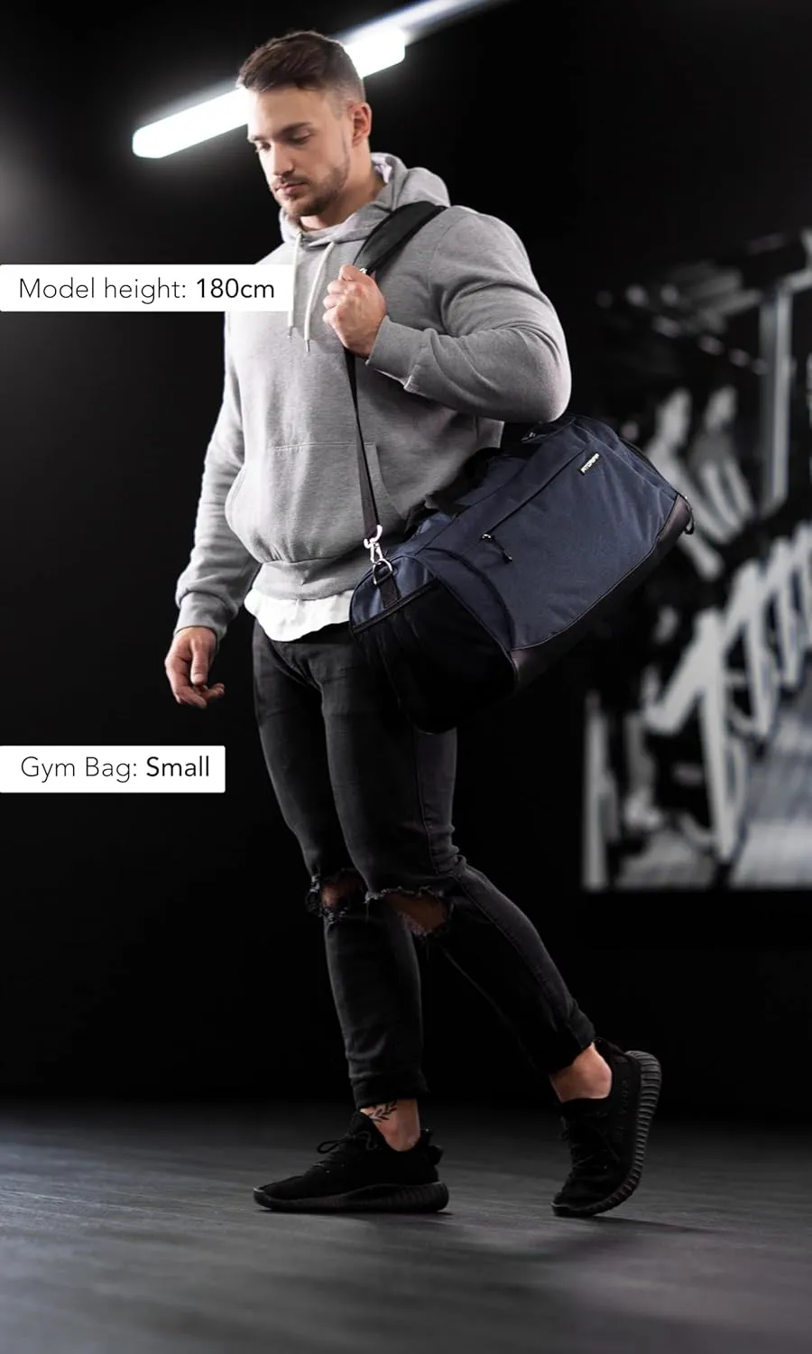 Fitgriff Gym Bag for Men & Women with Shoe & Wet Compartment - Duffle Bag for Travel, Sports, Fitness & Workout