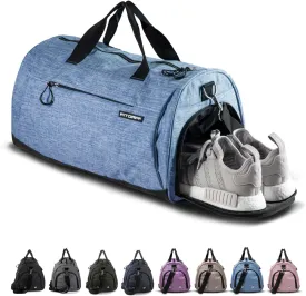 Fitgriff Gym Bag for Men & Women with Shoe & Wet Compartment - Duffle Bag for Travel, Sports, Fitness & Workout
