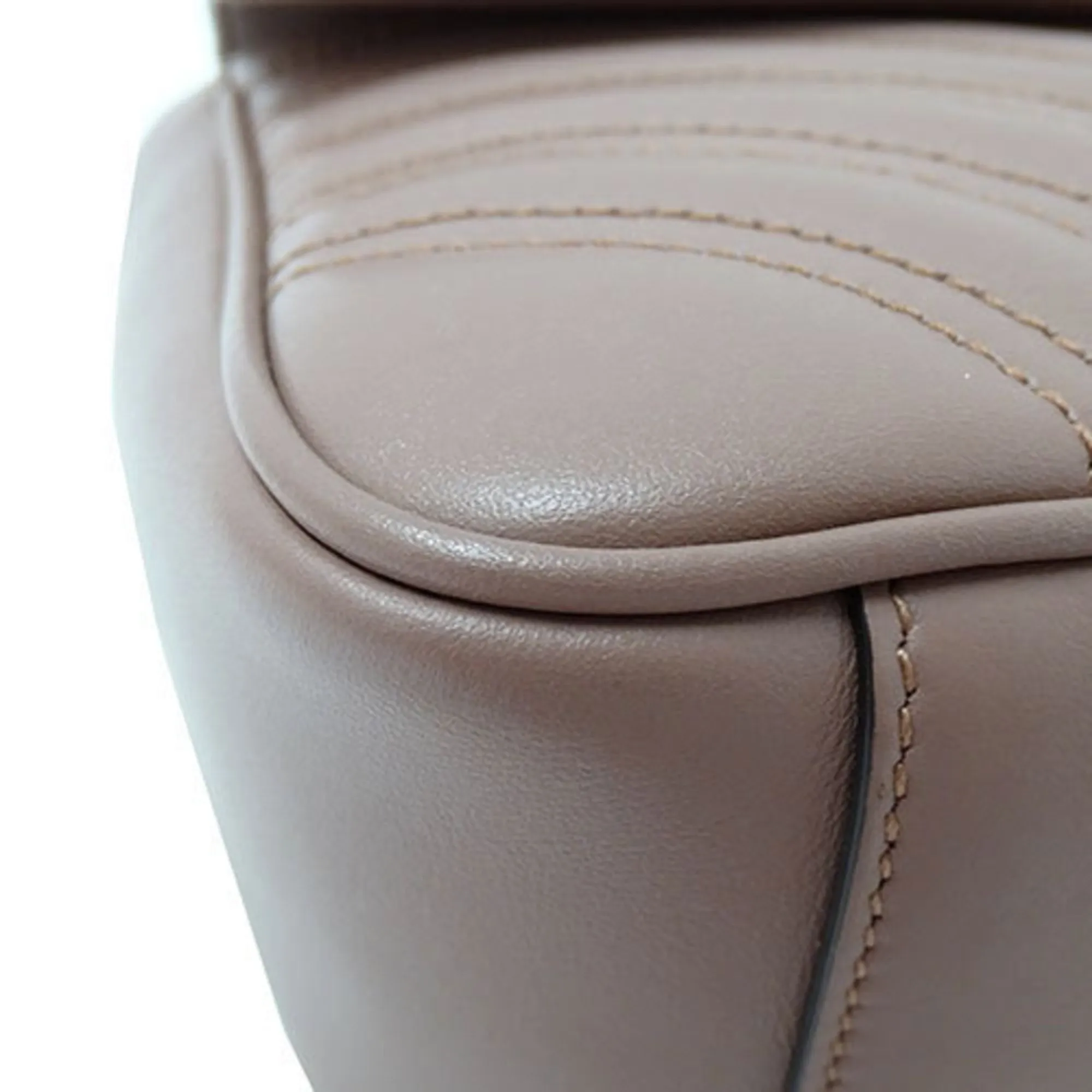 Gucci Bag ladies shoulder leather GG Marmont dusty pink 443497