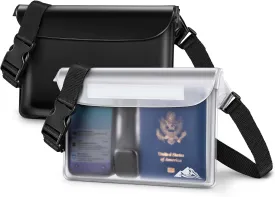 HEETA Waterproof Fanny Pack, Waterproof Pouch Dry Bag 2/3/4 Pack for Phone, Adjustable Waist Strap and Screen Touch Sensitive for Swimming Kayaking Boating Beach Fishing Diving Surfing Accessories