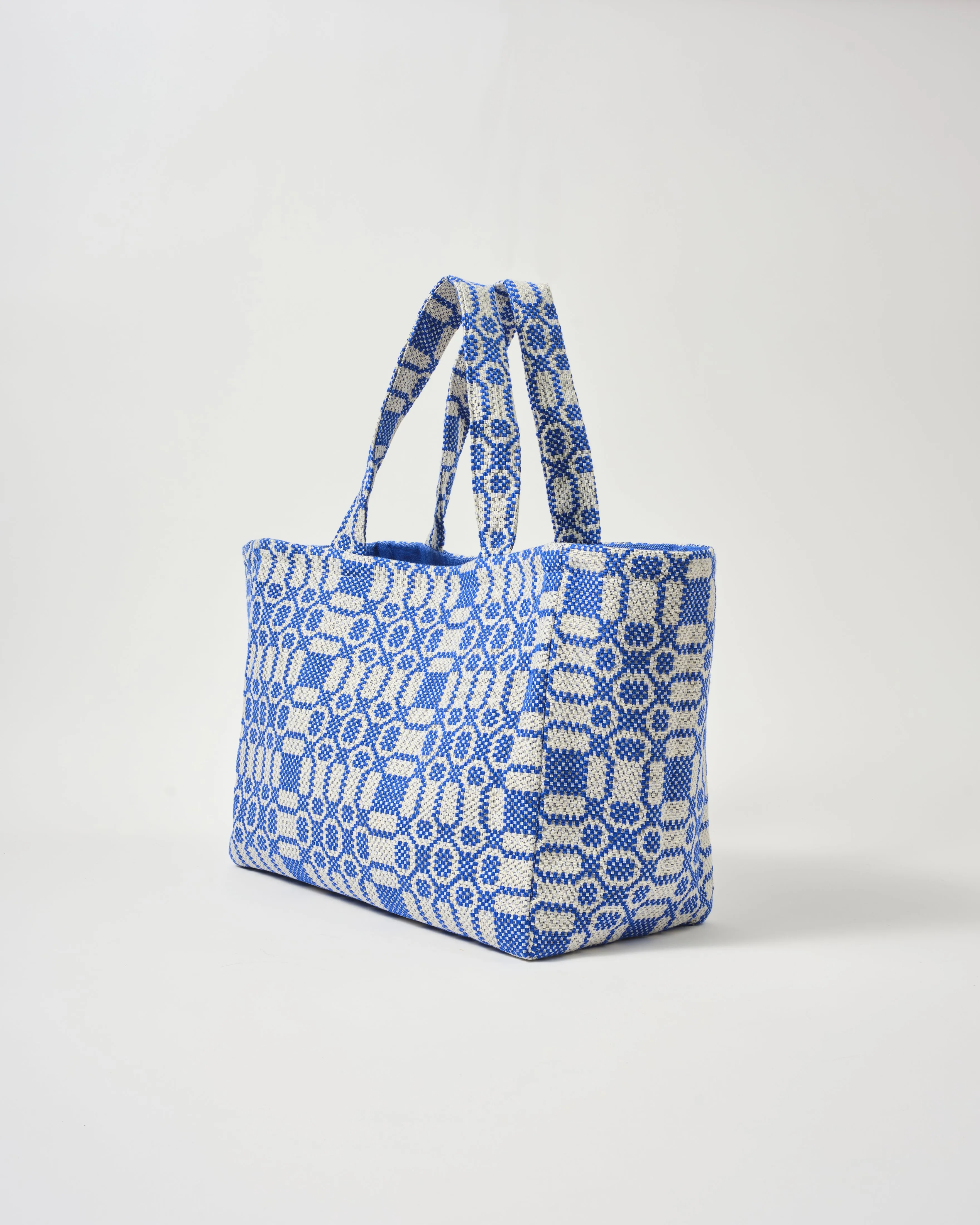 Lecce Beach Tote and Towel Set, Blue