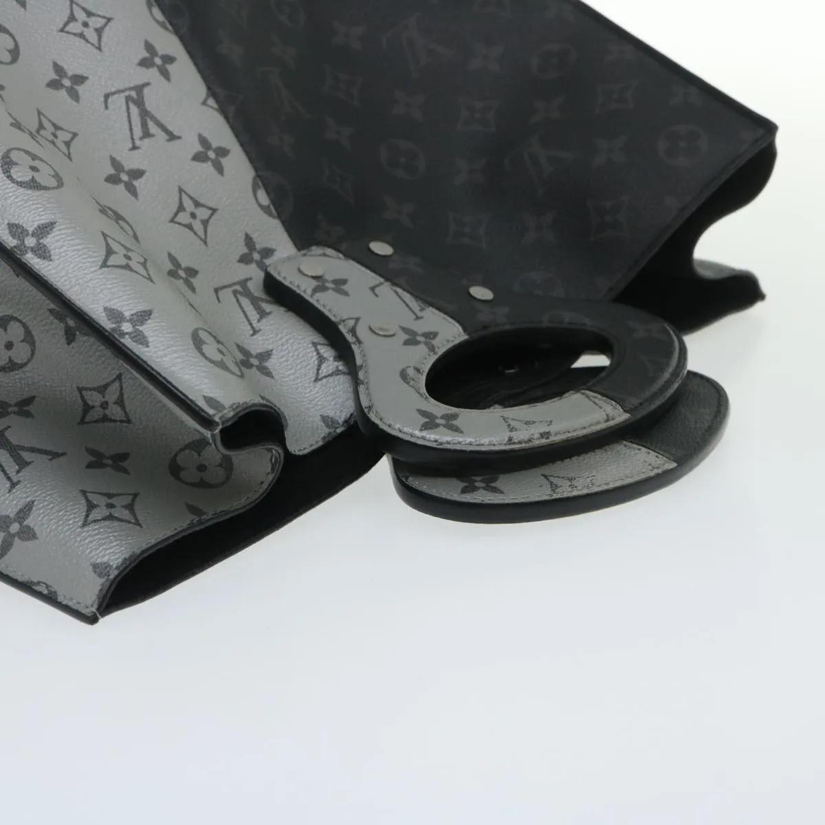 LOUIS VUITTON Monogram Eclipse Split Pacific Tote Bag M43816 LV Auth 34728A