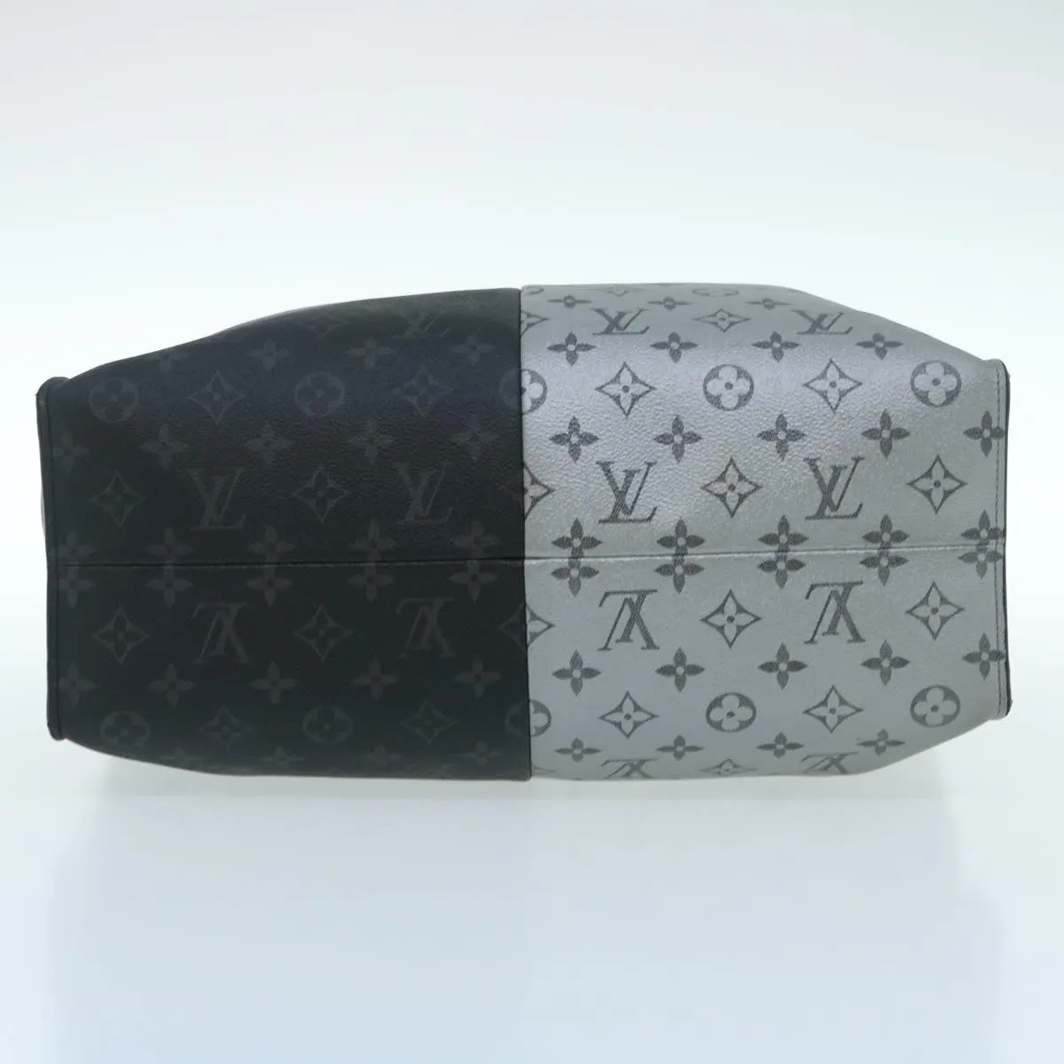 LOUIS VUITTON Monogram Eclipse Split Pacific Tote Bag M43816 LV Auth 34728A