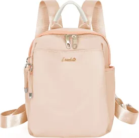 Mini Backpack, Small Lightweight Travel Purse, Waterproof Daily Backpack Purses, Orange