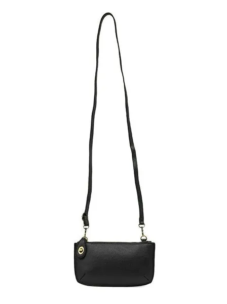 Mini Crossbody Wristlet Clutch Black Women's  L8000
