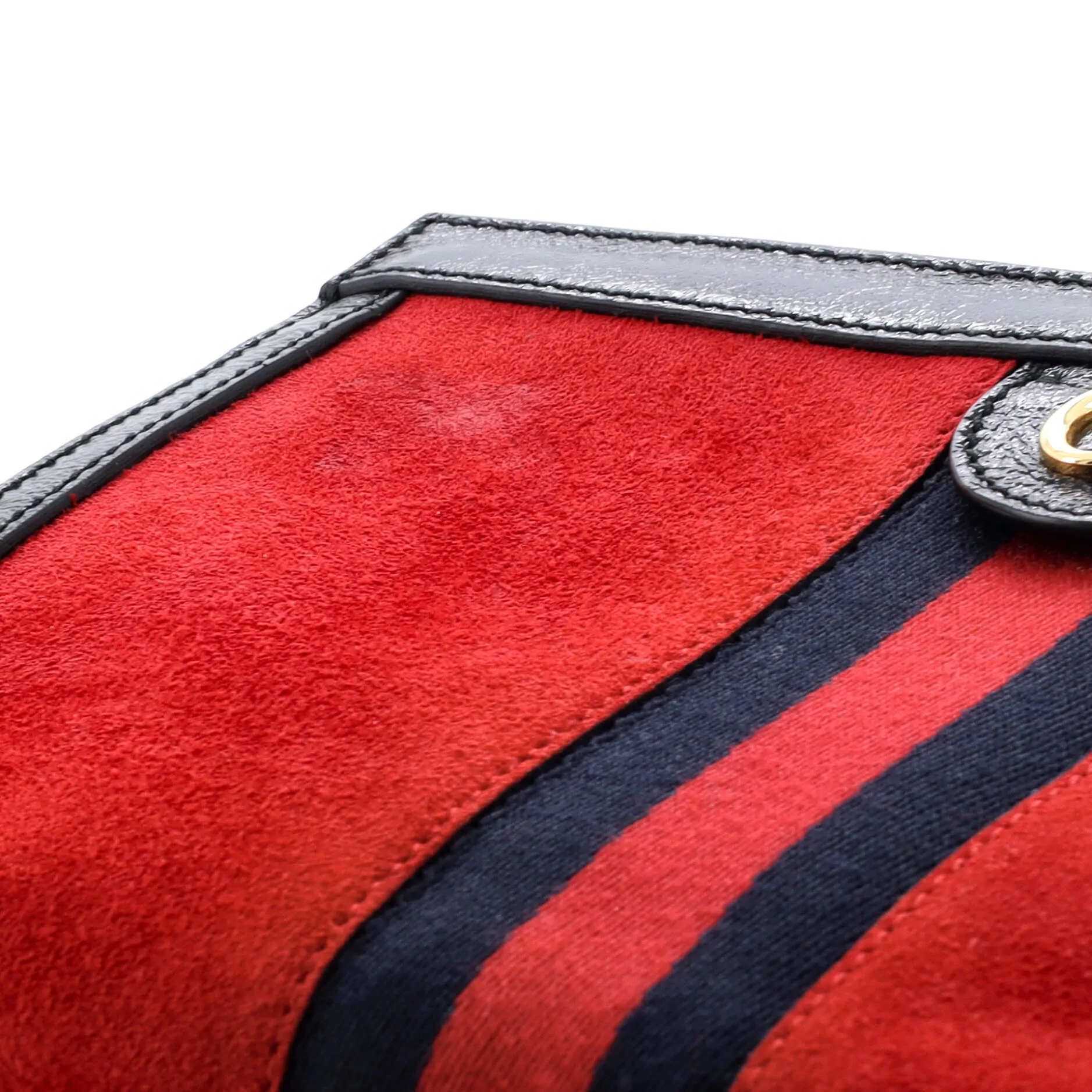 Ophidia Chain Shoulder Bag Suede Small
