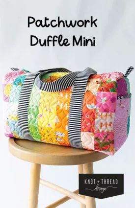 Patchwork Duffle MINI by Knot Thread Designs (Printed Paper Pattern)