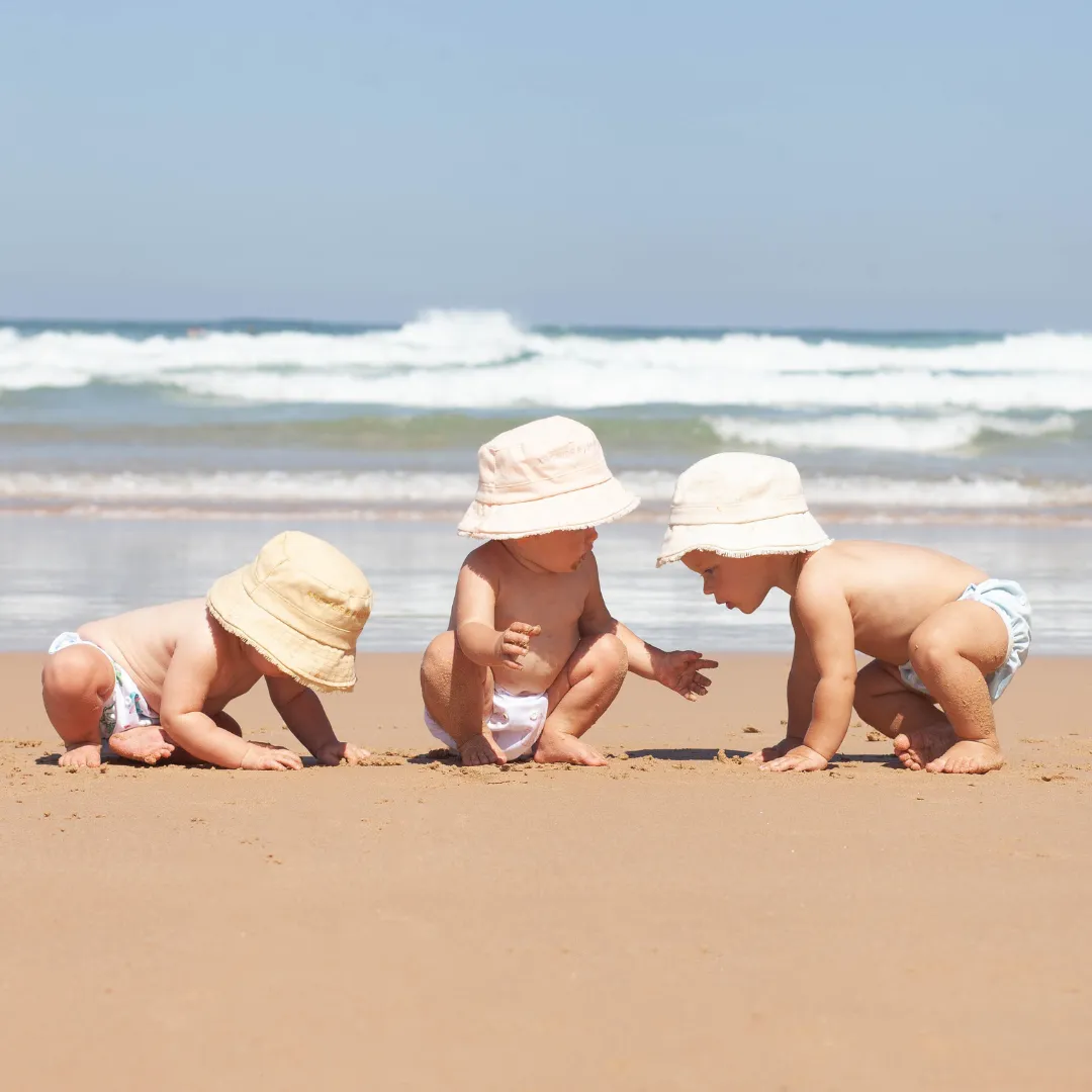 Reusable Swim Nappy & Wet Bag (Sea Shells)