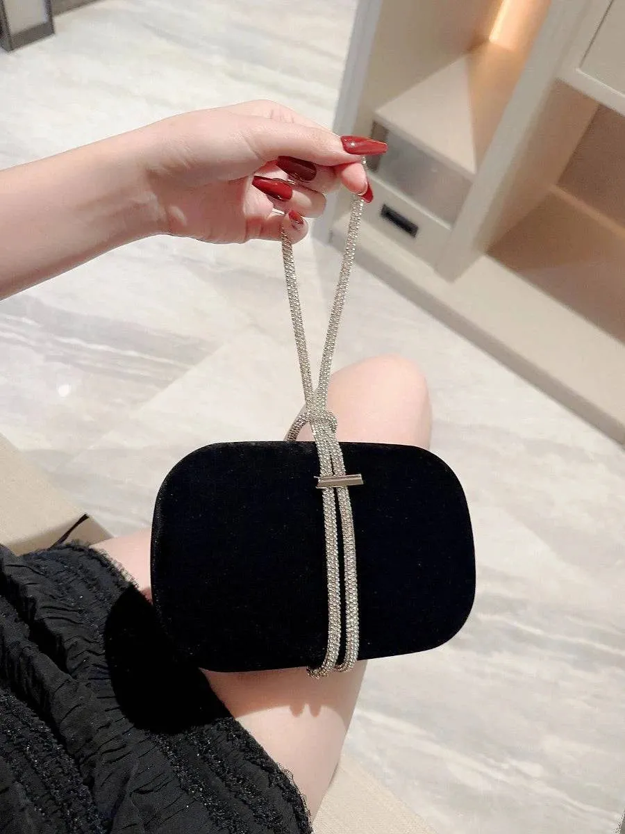 Rhinestone Ornament Dinner Bag