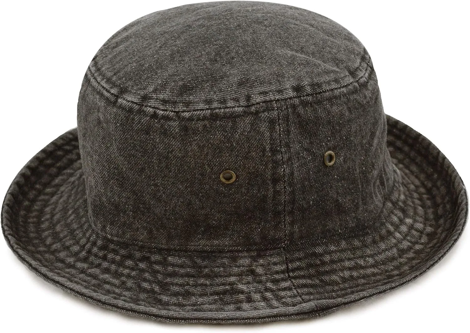 The Hat Depot Bucket Hat - Unisex 100% Cotton & Denim UPF 50 Packable Summer Travel Beach Sun Hat