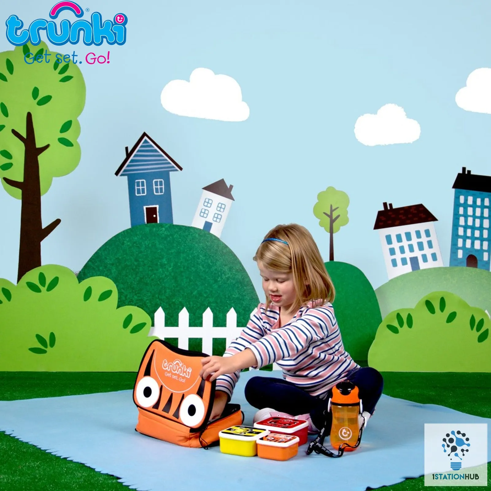 Trunki 2 in 1 Lunch bag Backpack - Orange