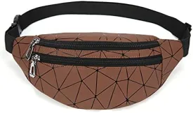 Waist Bag for Women & Men Holographic Fanny Pack Bum Bag with Adjustable Belt.