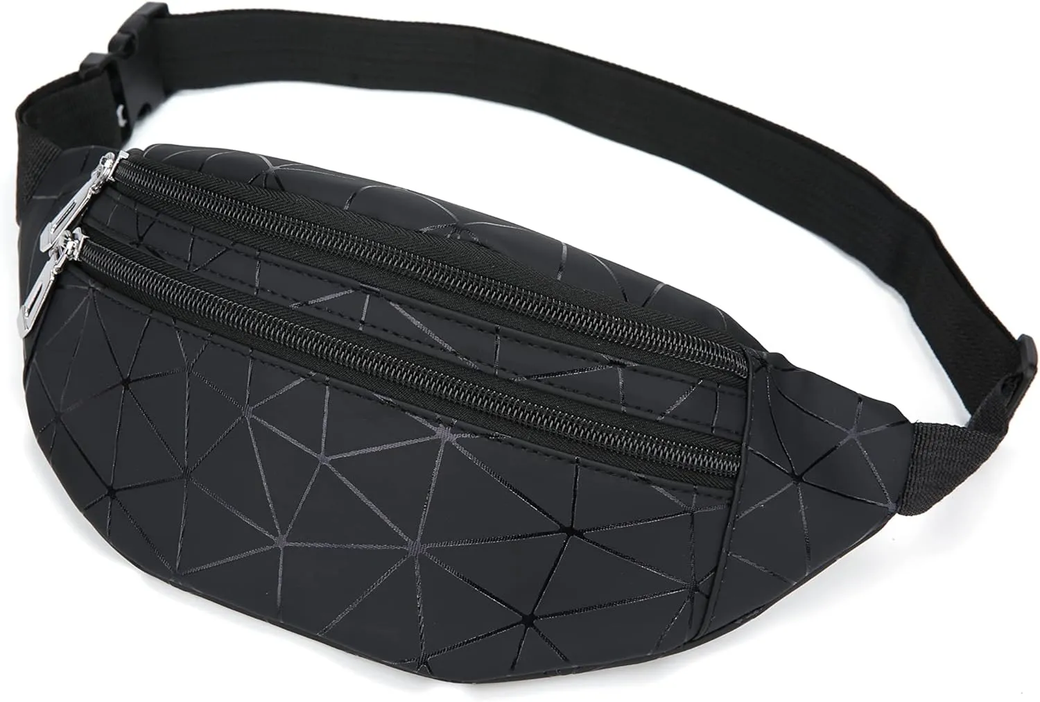 Waist Bag for Women & Men Holographic Fanny Pack Bum Bag with Adjustable Belt.
