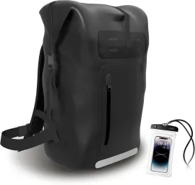 Waterproof BackpackHeavy Duty Hiking Backpack35/55/85L dry bag backpack waterproof for MenRoll-Top Closurefor Kayaking, Travel, Hiking, Fishing, Camping, Motorcycles (black, 35L)
