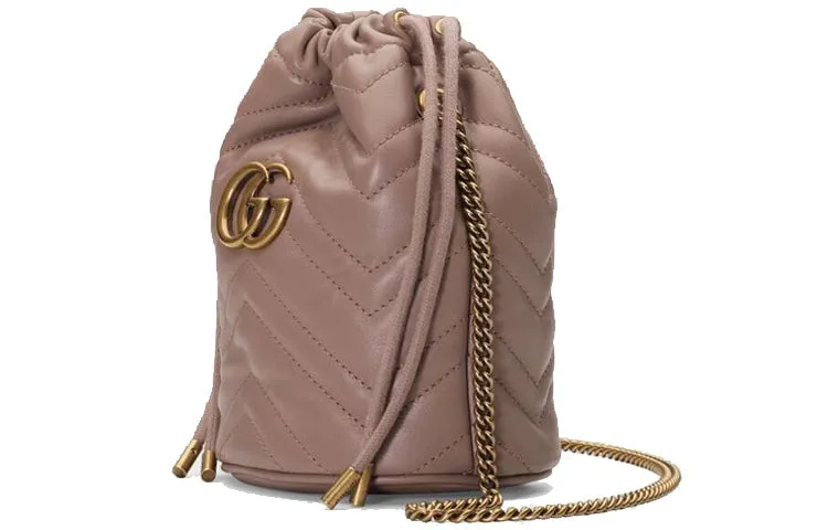 (WMNS) GUCCI GG Marmont Mini Shoulder Bag Gray