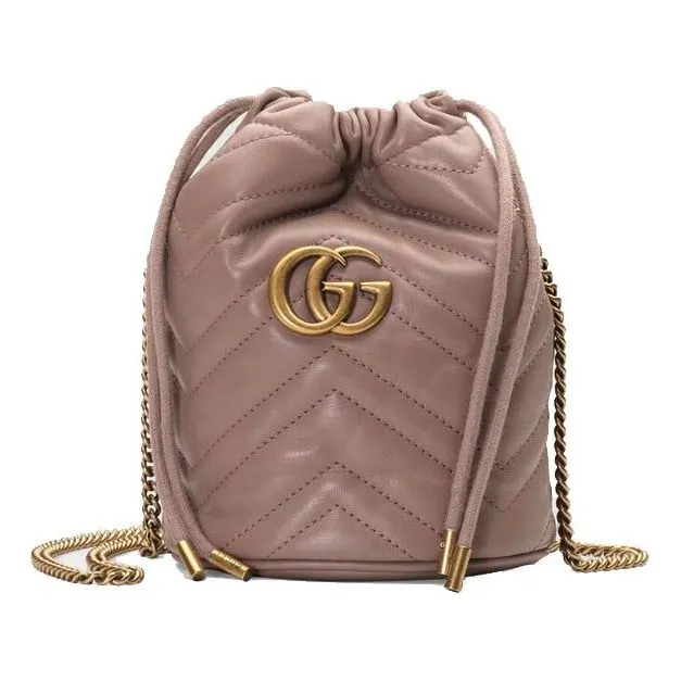 (WMNS) GUCCI GG Marmont Mini Shoulder Bag Gray