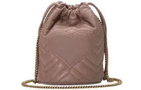 (WMNS) GUCCI GG Marmont Mini Shoulder Bag Gray