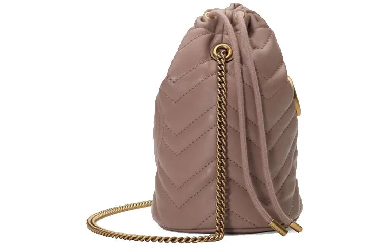 (WMNS) GUCCI GG Marmont Mini Shoulder Bag Gray