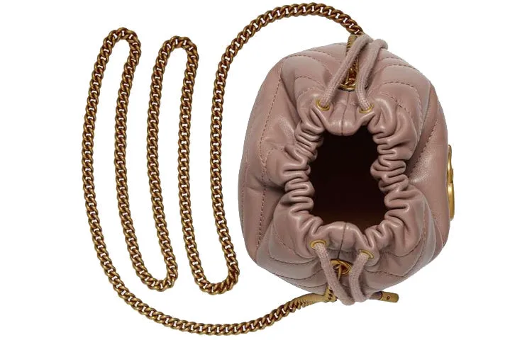 (WMNS) GUCCI GG Marmont Mini Shoulder Bag Gray