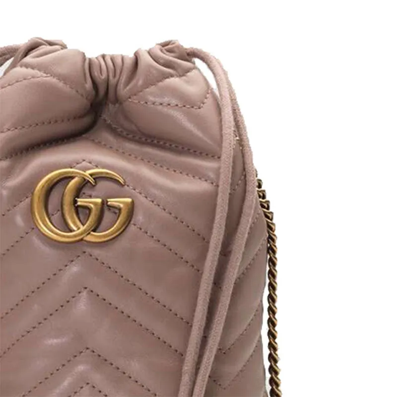 (WMNS) GUCCI GG Marmont Mini Shoulder Bag Gray