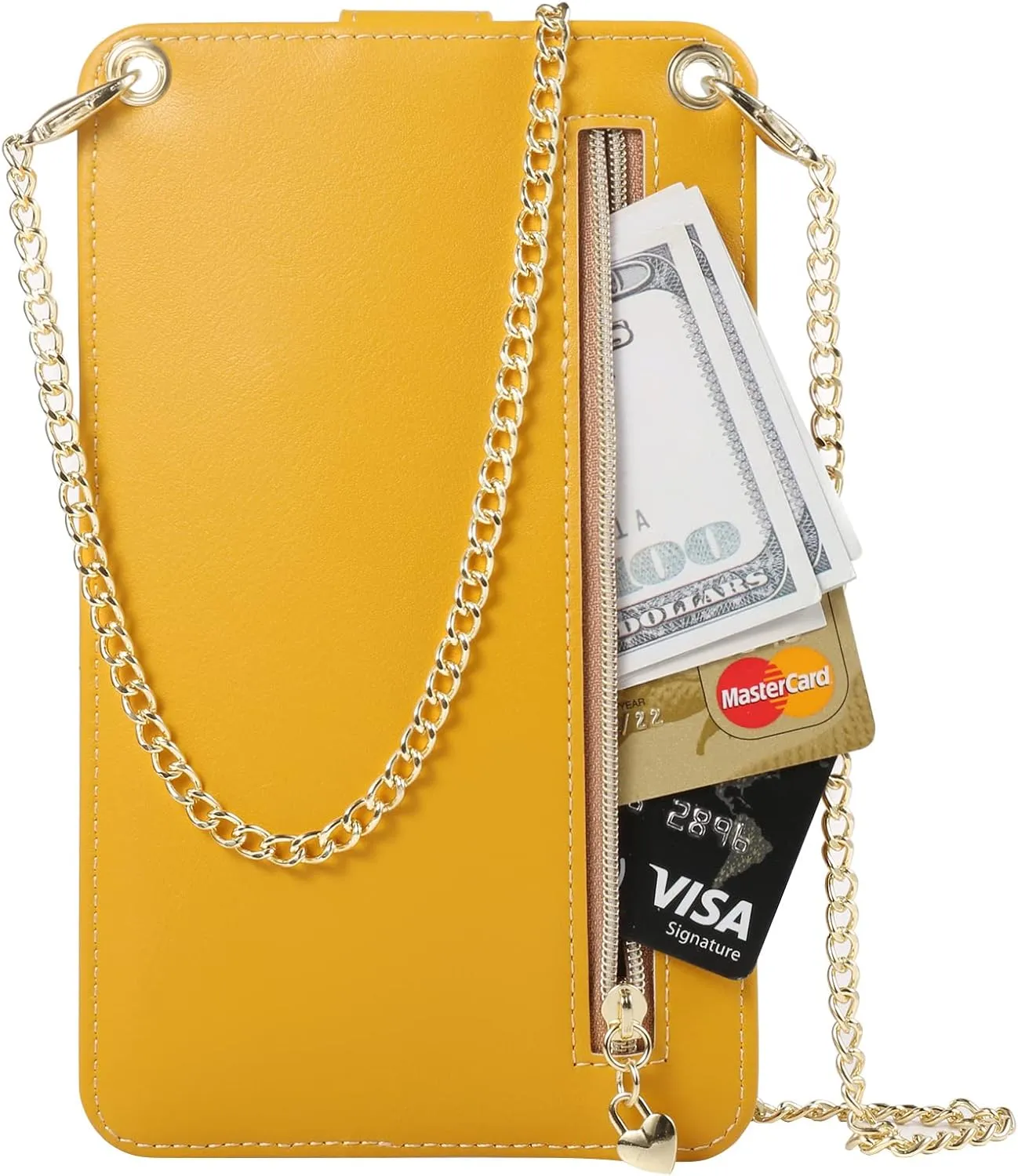 YICHEEY Cell Phone Purse Wallet Small Crossbody Bags Mini Shoulder Bag with Card Slot for iPhone 16 Pro Max Galaxy S25 